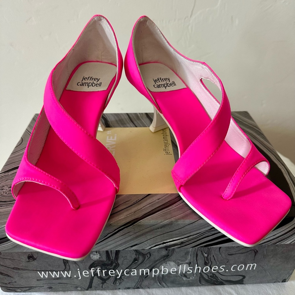 Jeffrey Campbell Fuchsia Strappy Heels